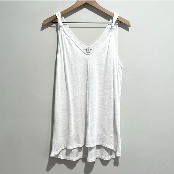 Knotted Shoulder Tank Top