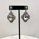 Large Crystal Earrings-1