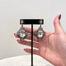 Large Crystal Earrings-2