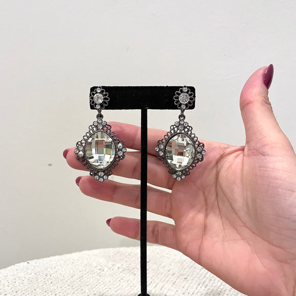 Large Crystal Earrings