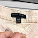 Button Fly Jean Shorts-5