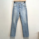 High Rise Slim Straight Jeans-1