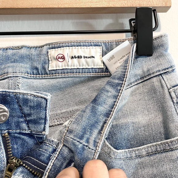 High Rise Slim Straight Jeans