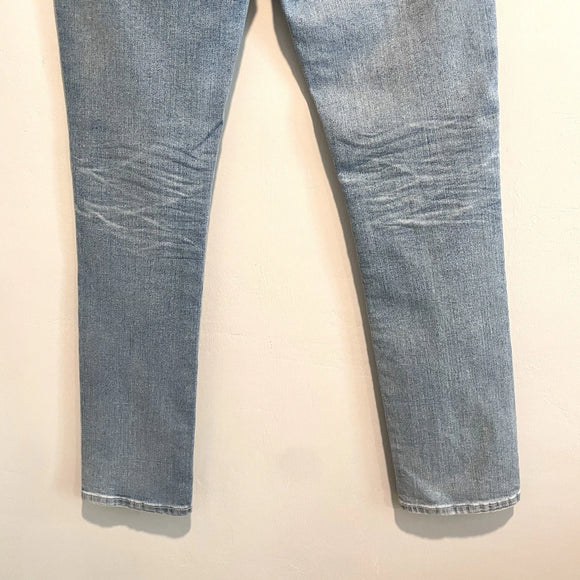 High Rise Slim Straight Jeans