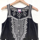 Embroidered Linen Dress-3