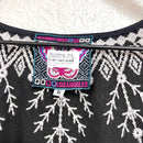 Embroidered Linen Dress-4